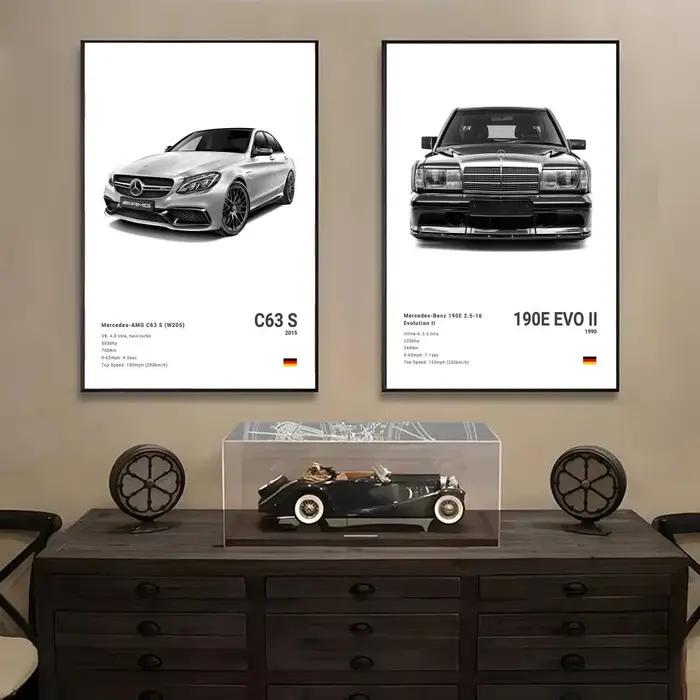 Affiche de supercar AMG GT