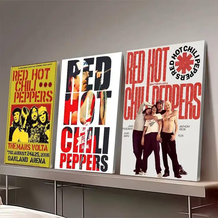 R-rouge chaud c-chili poivrons affiche affiches peintures décoratives étude chambre Bar fond