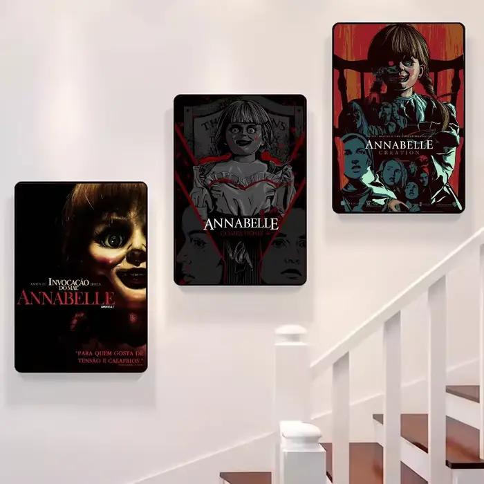 Annabelle – affiche de film d'horreur, peinture sur toile imprimée d'esthétique minimaliste pour salon, décoration de maison moderne