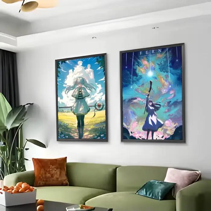 Affiche de dessin animé f-freren au-delà des voyages fin-mt