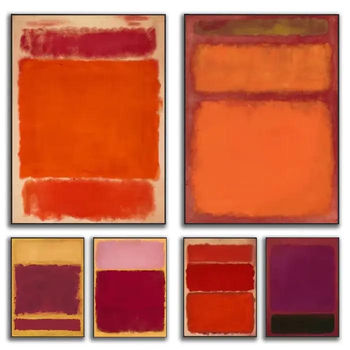 Mark Rothko – affiches de couleur classiques abstraites