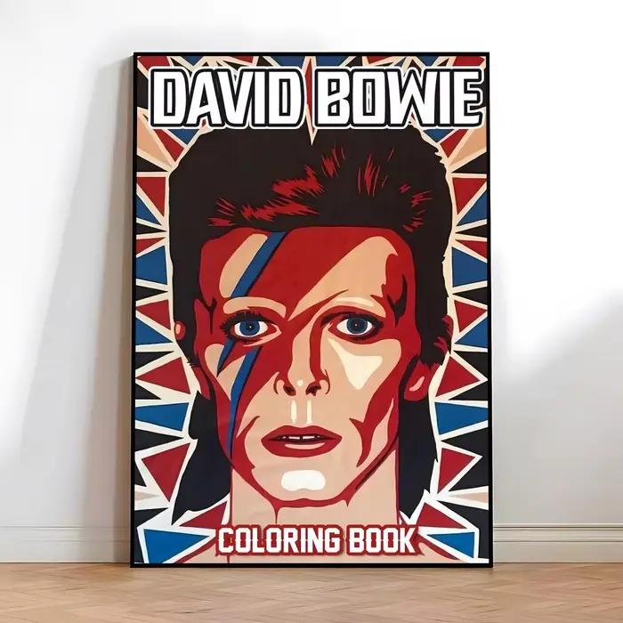 Peinture décorative murale HD Rétro David Bowie Calligraphie pour la maison