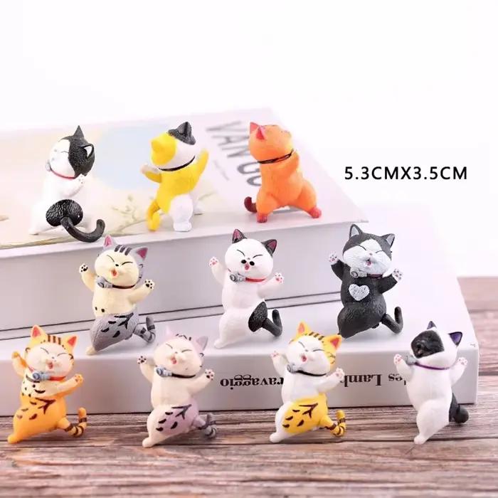 Nouveau! Mini Figurines de chaton mignon Kawaii