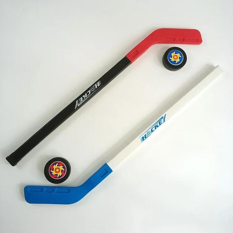Un jeu de hockey sur glace pour enfants, bâton de hockey en plastique de 72 cm, bâton de hockey joue