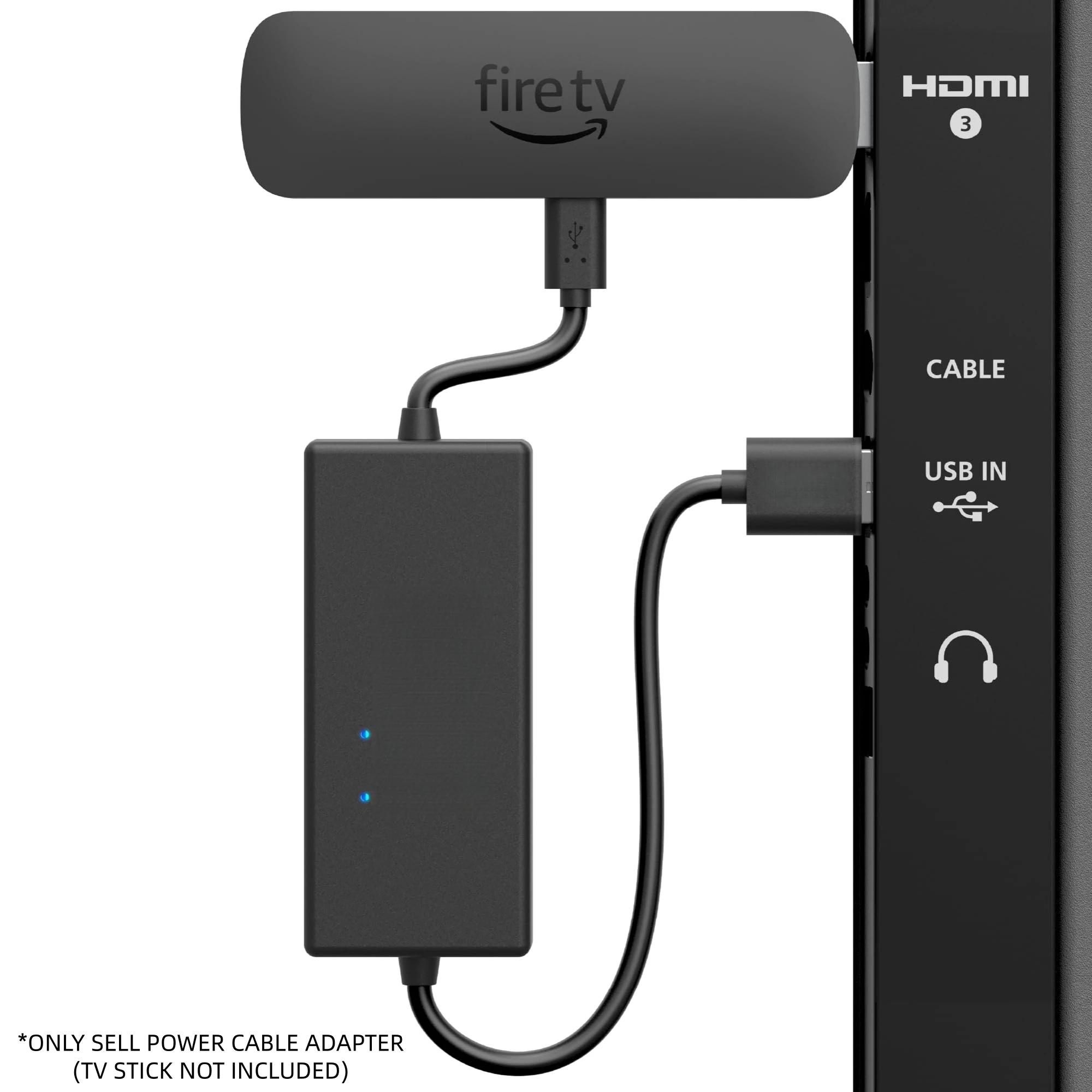 Adaptateur de câble d'alimentation pour AMZ Fire TV Stick, alimente directement le Fire TV Stick via