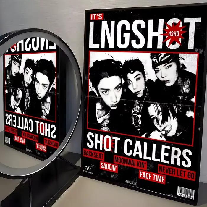Affiche Group L-LNGSHOT, art mural tendance, bon autocollant imprimé sur papier PP pour la décoratio
