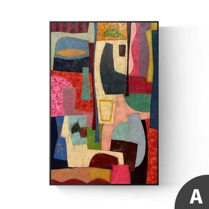 Décoration d'entrée de salon moderne Simple, peinture sur toile, Art abstrait, haut de gamme, étude,