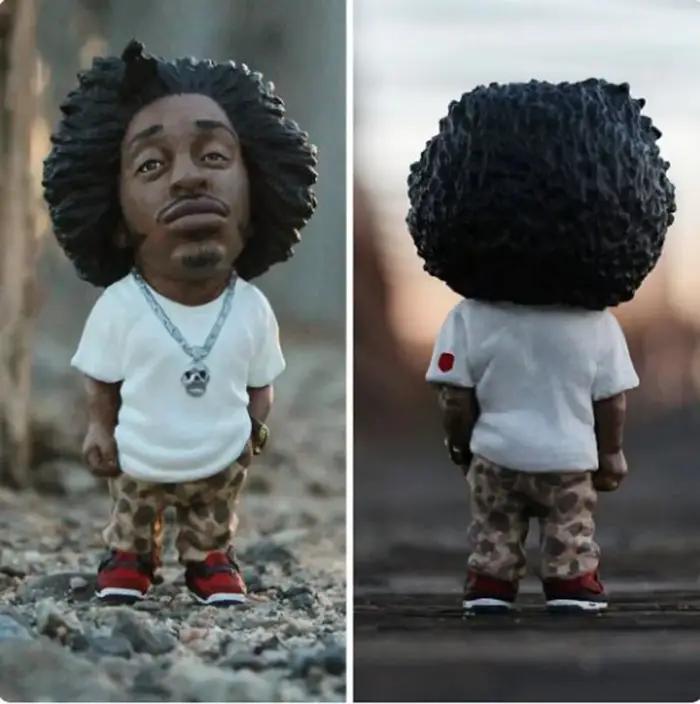 1 pièces Hip Hop légende commémorative résine ornements décoration de la maison Statue commémorative