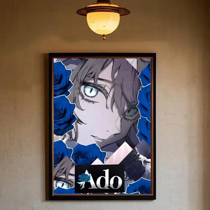 Singer Ado Poster Aesthetic Canvas Painting Posters and Prints Wall Art Picture For Living Room Deco