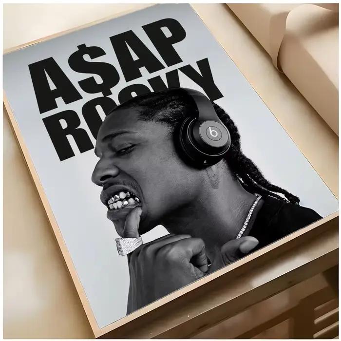 Affiche tendance AP Rocky pour la maison, le pub ou l'intérieur – Art décoratif et décoration intéri
