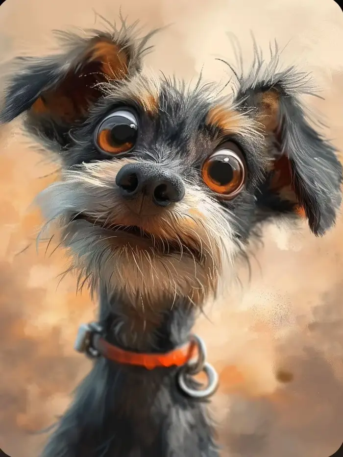 Peinture à l'huile numérique tigre drôle, bricolage, Portrait d'animal mignon, coloré peint à la mai