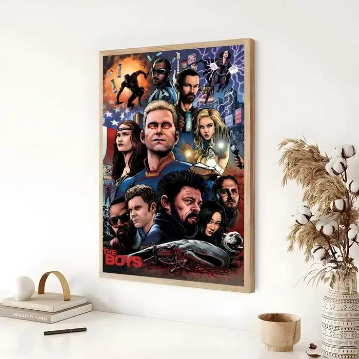 The Boys Classic films Poster Chambre salon étude et au-delà du décor auto-adhésif + cadeau parfait