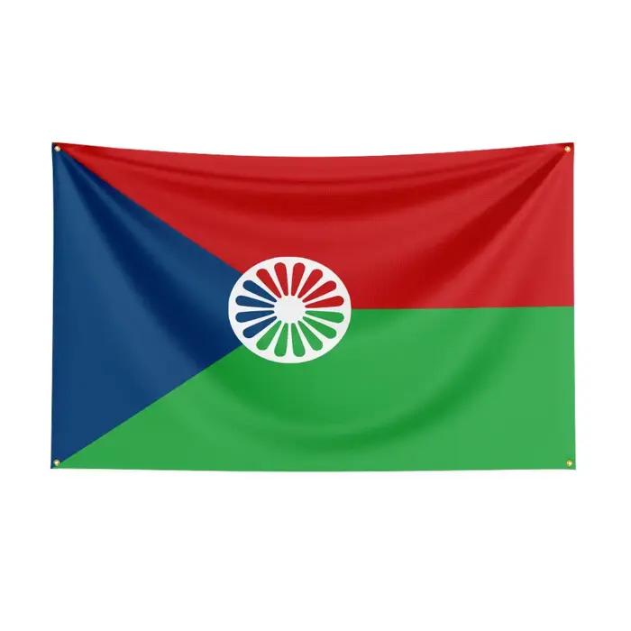 Drapeau des peuples roms pour la décoration