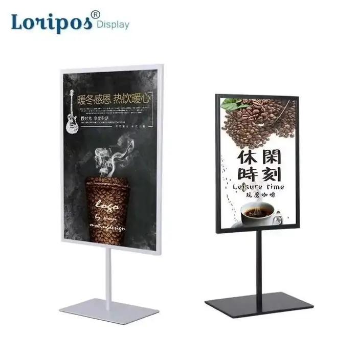 Support d'affiche en métal A3 et A4, support de menu de bureau, promotion de bureau, panneau d'affic