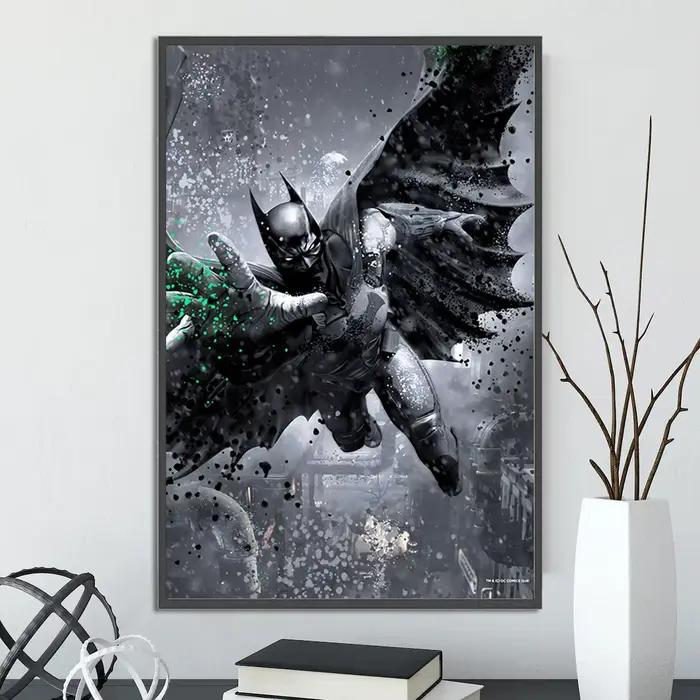 Arkham Asylum Batman affiche figurines de film décoration de la maison peinture mur Art chambre déco