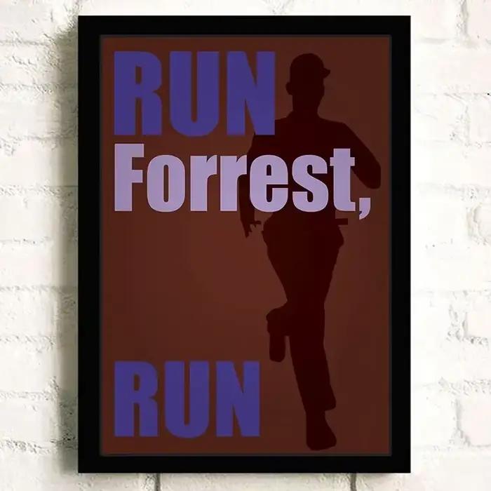 Forrest Gump film classique HD mur Art toile peinture nordique décor à la maison affiche pour salon