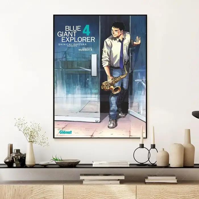 Affiche Anime B-Blue Giant, affiche d'art mural esthétique moderne, articles de décoration de chambr