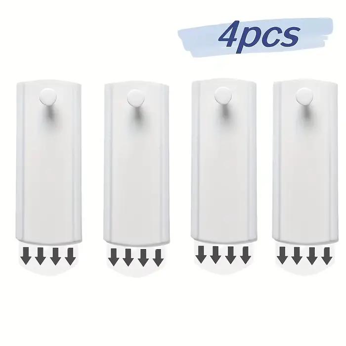 Lot de 4 crochets muraux invisibles sans perçage pour cadres photo, tableaux et accessoires de décor