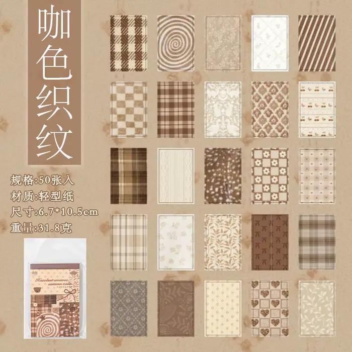 Lot de 1 à 4 papiers vintage pour scrapbooking, parfait pour les collages, le journaling et les four