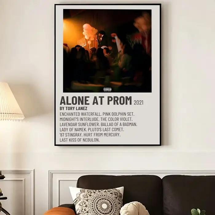 Affiche artistique imprimée sur toile, idéale pour la chambre à coucher, le salon, le bureau, la déc