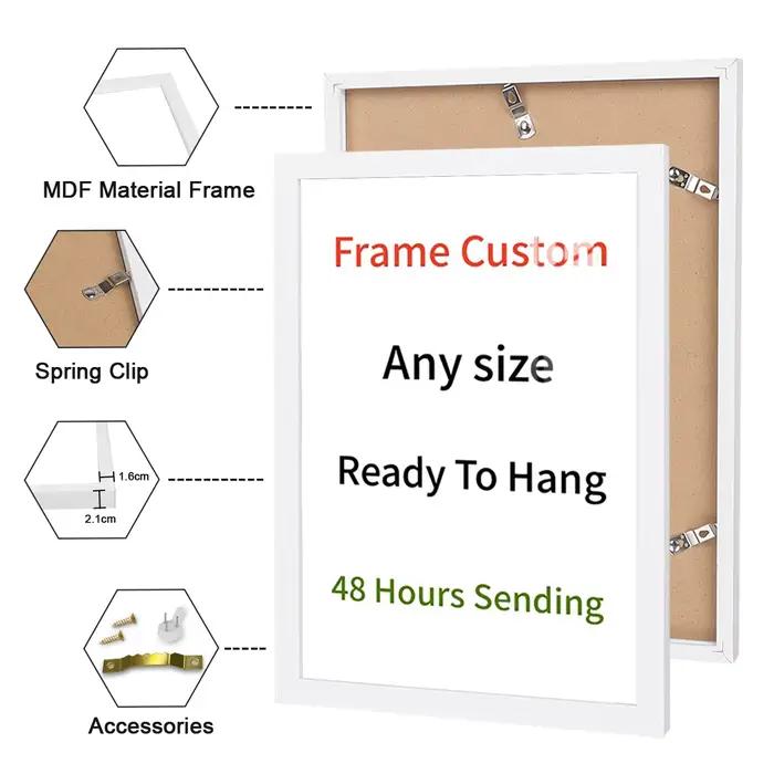 Cadre Photo en bois pour mur Photo 21x30 30x40, support pour photos, décor Photo, cadeau commémorati