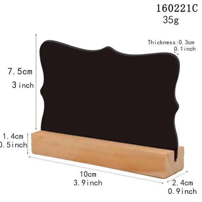 Petit tableau Double face en bois, ornements, décoration de maison, tableau d'écriture pour Bar d'hô