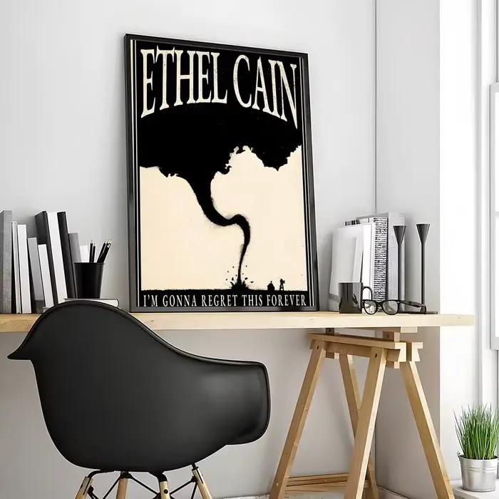 Ethel Cain – affiche sur toile de calligraphie, peinture, sans plis, imperméable, Durable, décor mur