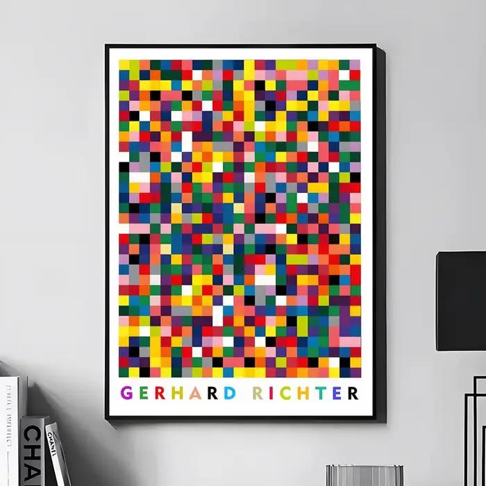 Affiche artistique G-Gerhards R-Richters, impression d'art mural, convient pour le salon, la chambre