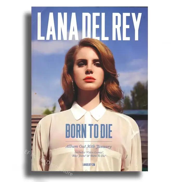 Lizzy Grant Lana Del Rey affiche impressions esthétiques photo cadeau cuisine salle décor à la maiso
