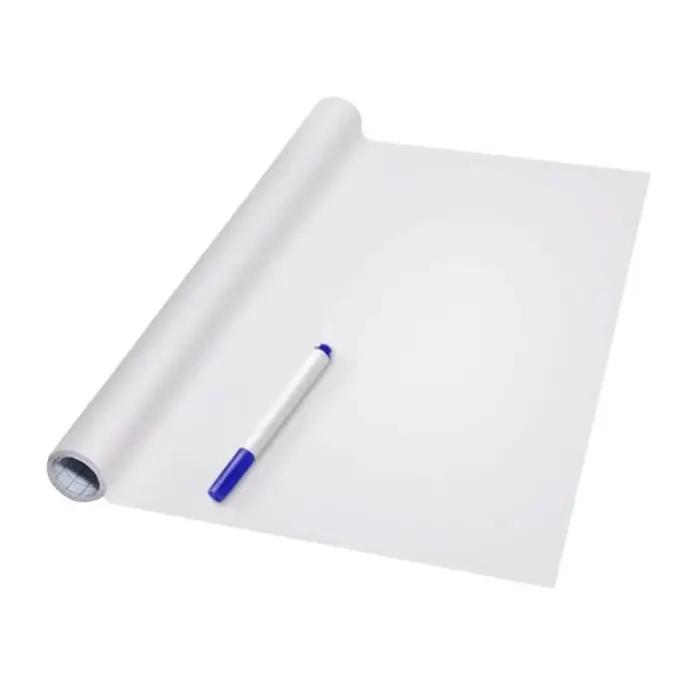 Tableau Blanc Effaçable en PVC Fuchsia, Autocollant Mural, Graffiti, Éducation