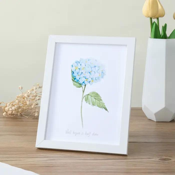 E5 cadre Photo en bois pour tenture murale 10X15 15X20 20X25cm A4 cadre Photo en bois support photos
