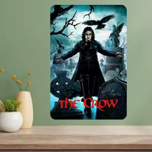 Affiche métallique du film classique The Crow