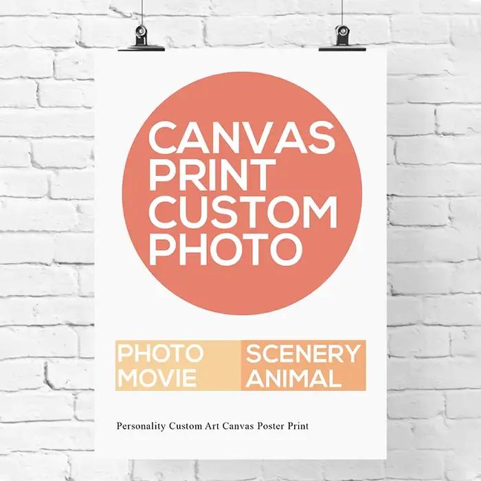 Toile imprimée avec Photo personnalisée, cadeau personnalisé, votre image, affiche de vie familiale