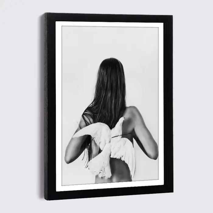 Cadre Photo mural avec 15x21 A4 A3, affiche de magasin de luxe à la mode pour homme, cadre en bois n