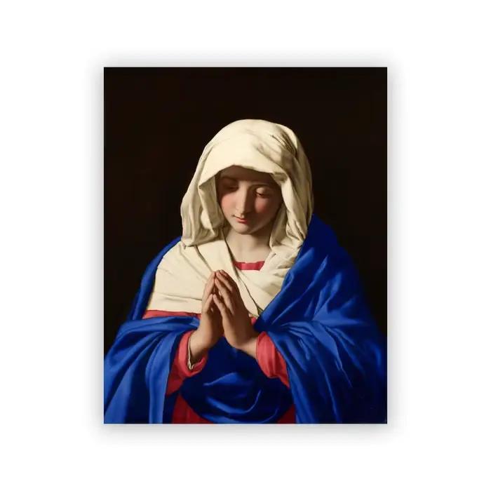 Peinture sur toile de Portrait de bébé de la vierge marie, affiches murales de Religion, impression