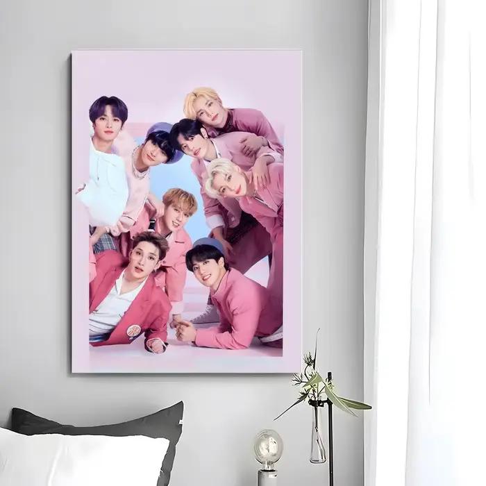 Affiche murale du groupe S-Stray K-Kids, impression artistique adaptée au salon, chambre à coucher,