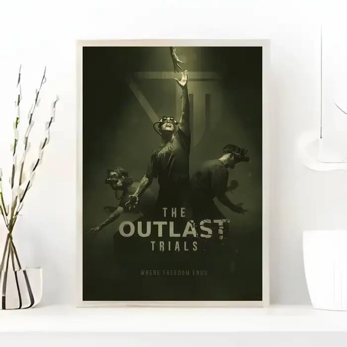 Affiche d'art de jeu d'horreur classique, avec imprimés, décoration de maison, chambre à coucher, sa