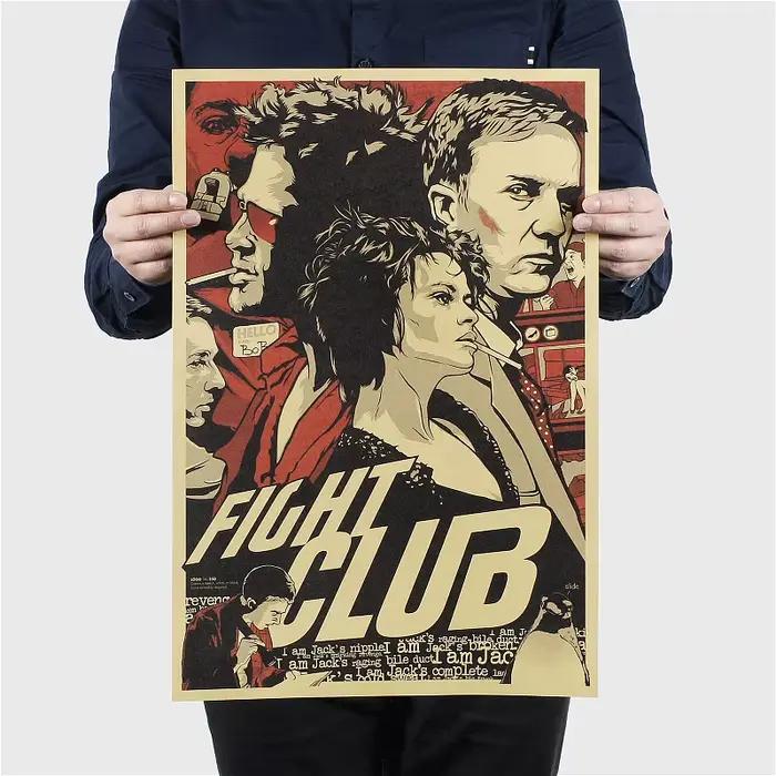 Affiche de film classique NingClub, art mural rétro, autocollants de peinture, affiches en papier kr