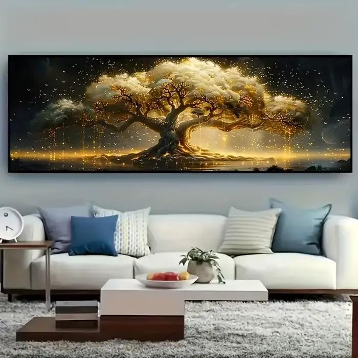 tableau decoration mural affiche decoration murale affiche Affiche de toile d'arbre de vie, art mura