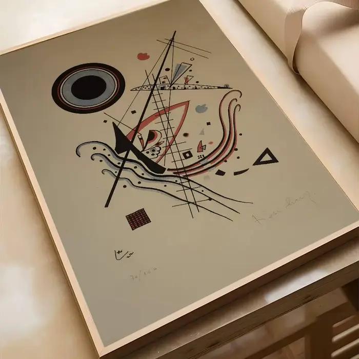 Affiche de Wassily Kandinsky avec impressions, décoration pour la maison, la chambre à coucher, le s