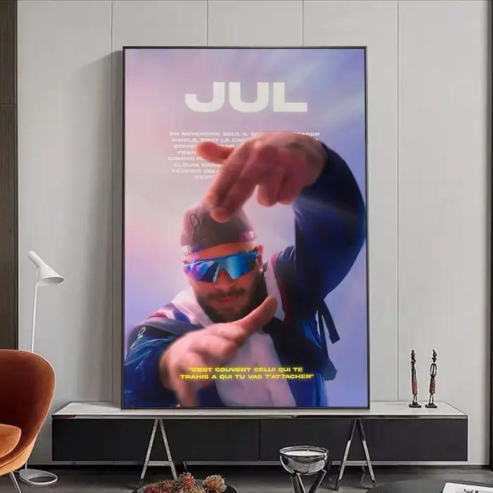 Jul album affiche de musique HD auto-adhésif étanche Art mural idéal pour la maison bureau dortoir c