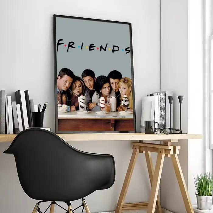 Affiche sur toile de calligraphie de peinture d'amis: sans plis, imperméable, Durable, décor mural p