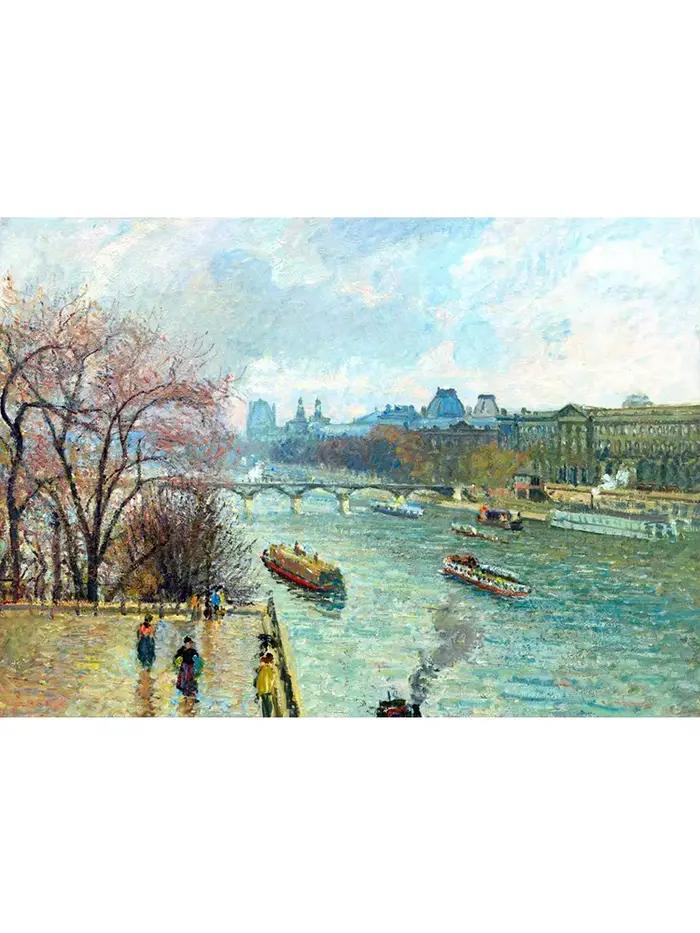 Affiche abstraite de paysage naturel Camille Pissarro, peinture sur toile imprimée, Art mural pour s