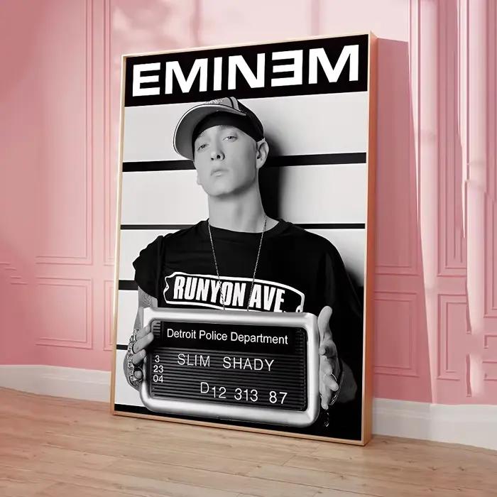 Ared E-Eminem DIY Sticky Poster, Vintage Room Bar, 73Decor, Home Decor