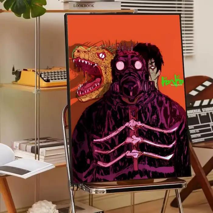 Affiche en papier imprimé de dessin animé d-dorohedoro, maison, salon, chambre à coucher, entrée, Ba