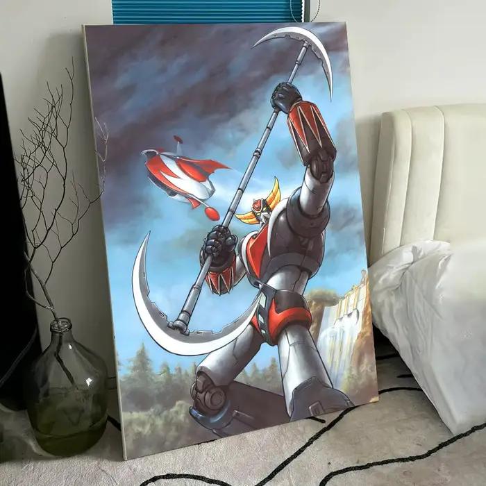 Affiche d'anime classique Robot G-Goldorak, impression d'art mural, convient pour le salon, la chamb