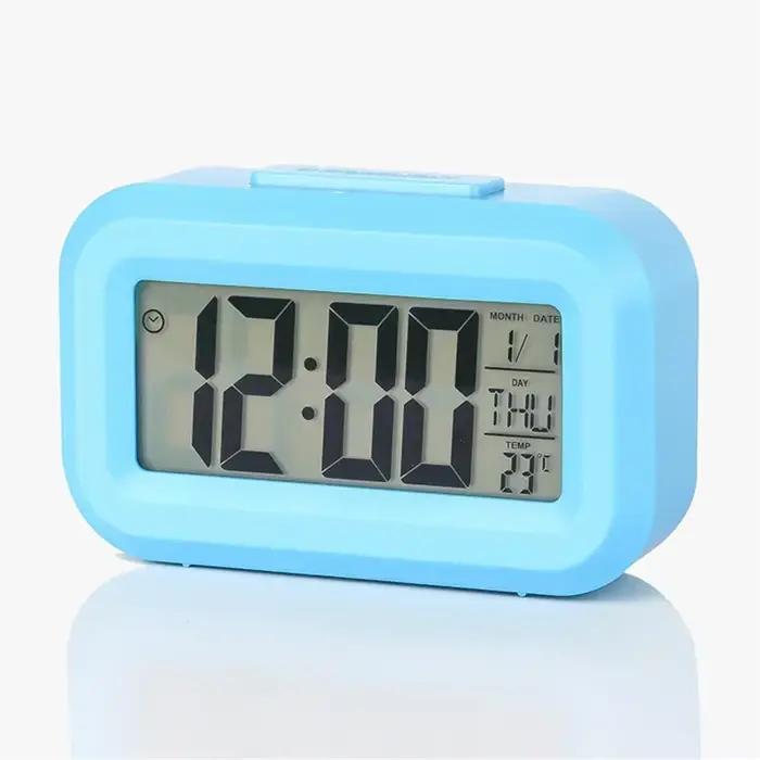 Réveil numérique Led rétro-éclairage données temps calendrier bureau multi-fonction électronique cha
