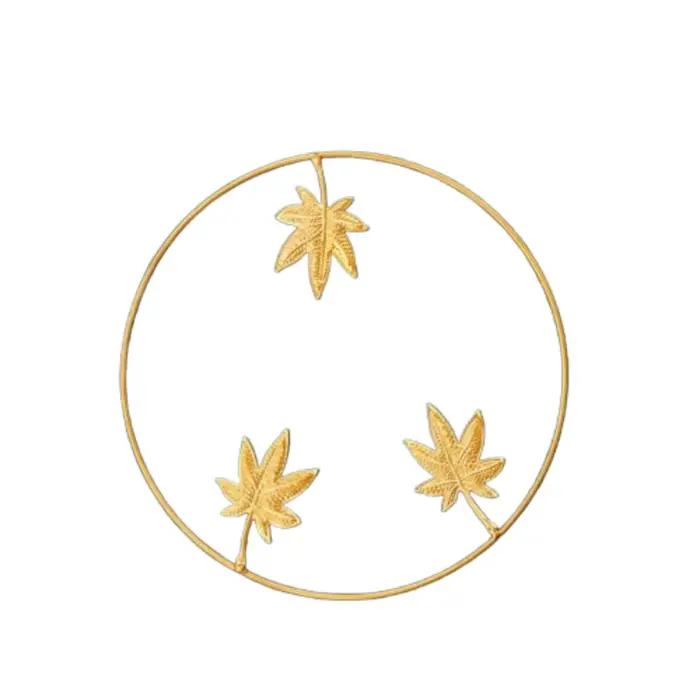Ornements muraux en fer forgé, 24/28cm, pendentif mural circulaire, fond mural, style nordique, déco