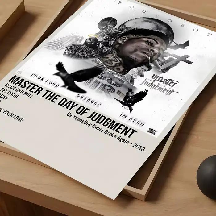Y-YoungBoy – affiche d'art de rappeur, affiches de film Vintage imperméables, impression d'art mural