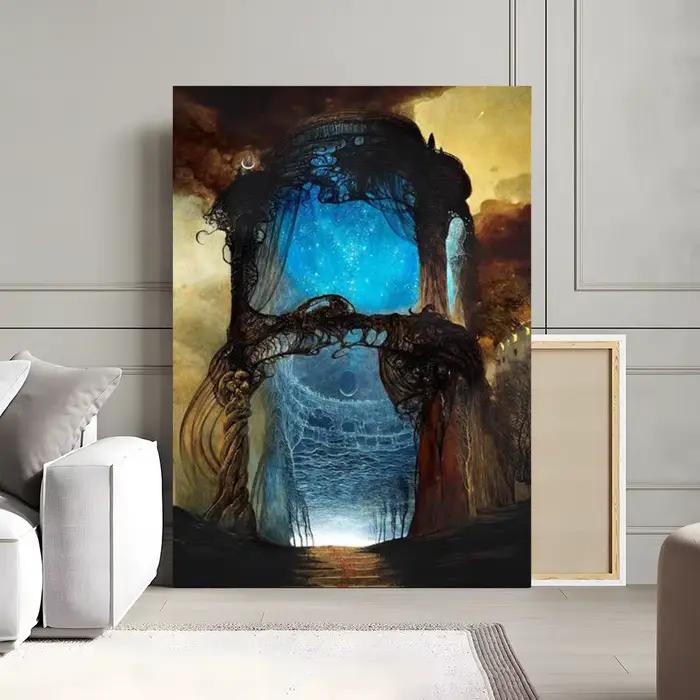 Z-Zdzislaw B-Beksinski Art peinture calligraphie toile affiche: sans plis imperméable Durable tous l